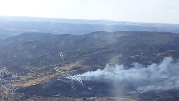 Un incendio calcina en Beas de Segura 25 hectáreas de pasto y matorral