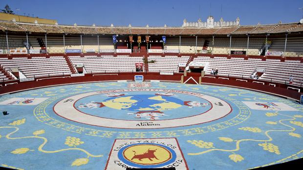 El coso del Pino luce una alfombra de sal para la corrida Magallánica