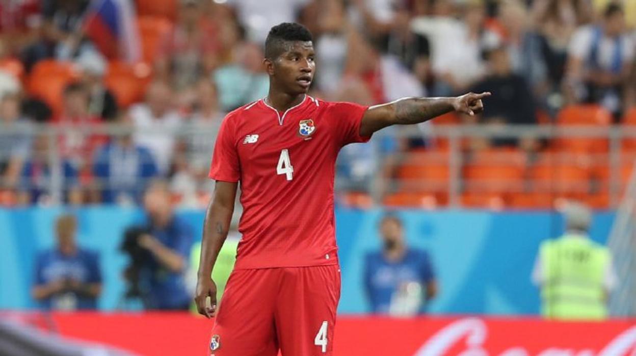 Fidel Escobar, con su selección