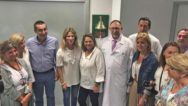 La Campana de los Sueños llega al hospital de La Línea de la Concepción