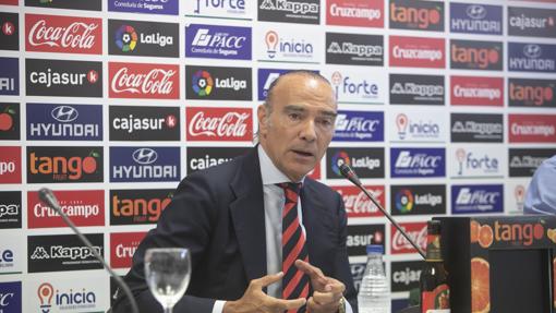 Luis Oliver, en la despedida