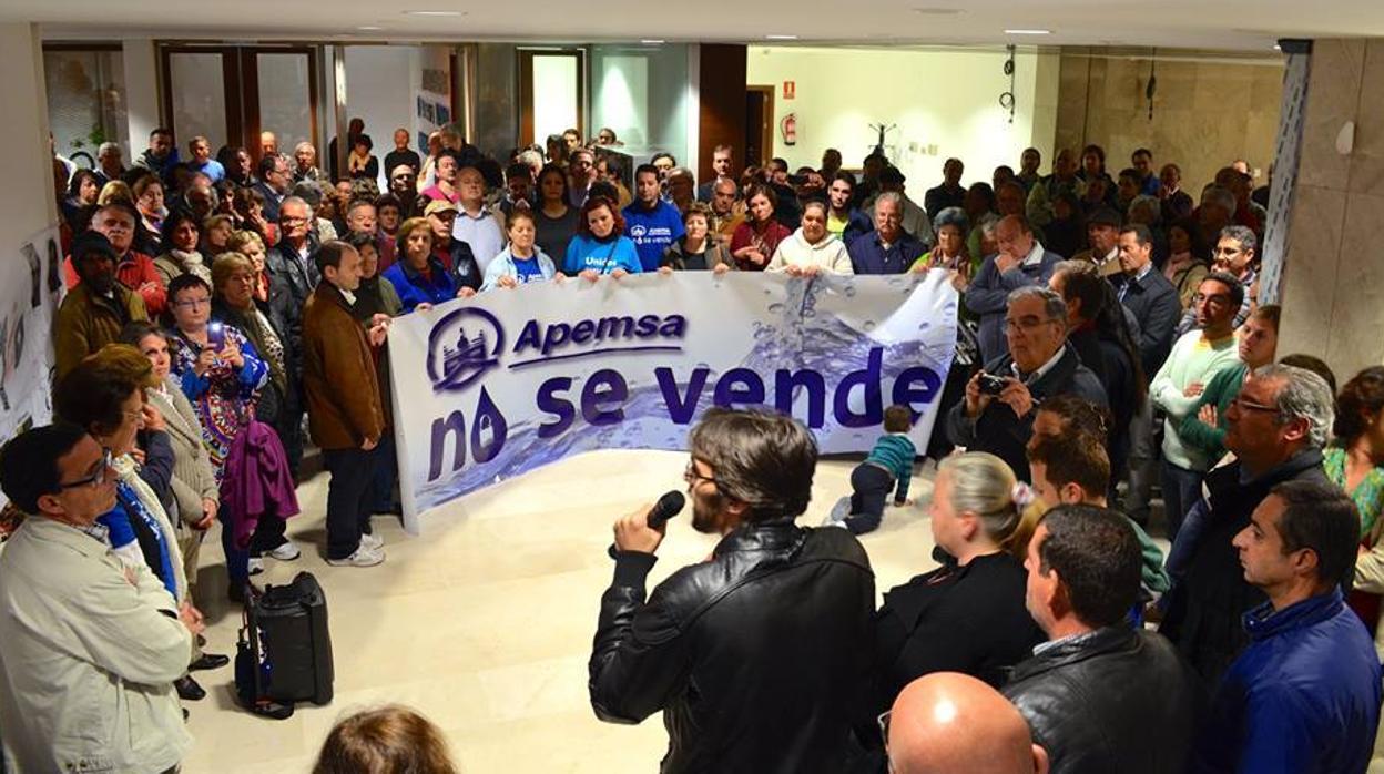 Imagen de una de las movilizaciones de la plataforma en sus redes sociales