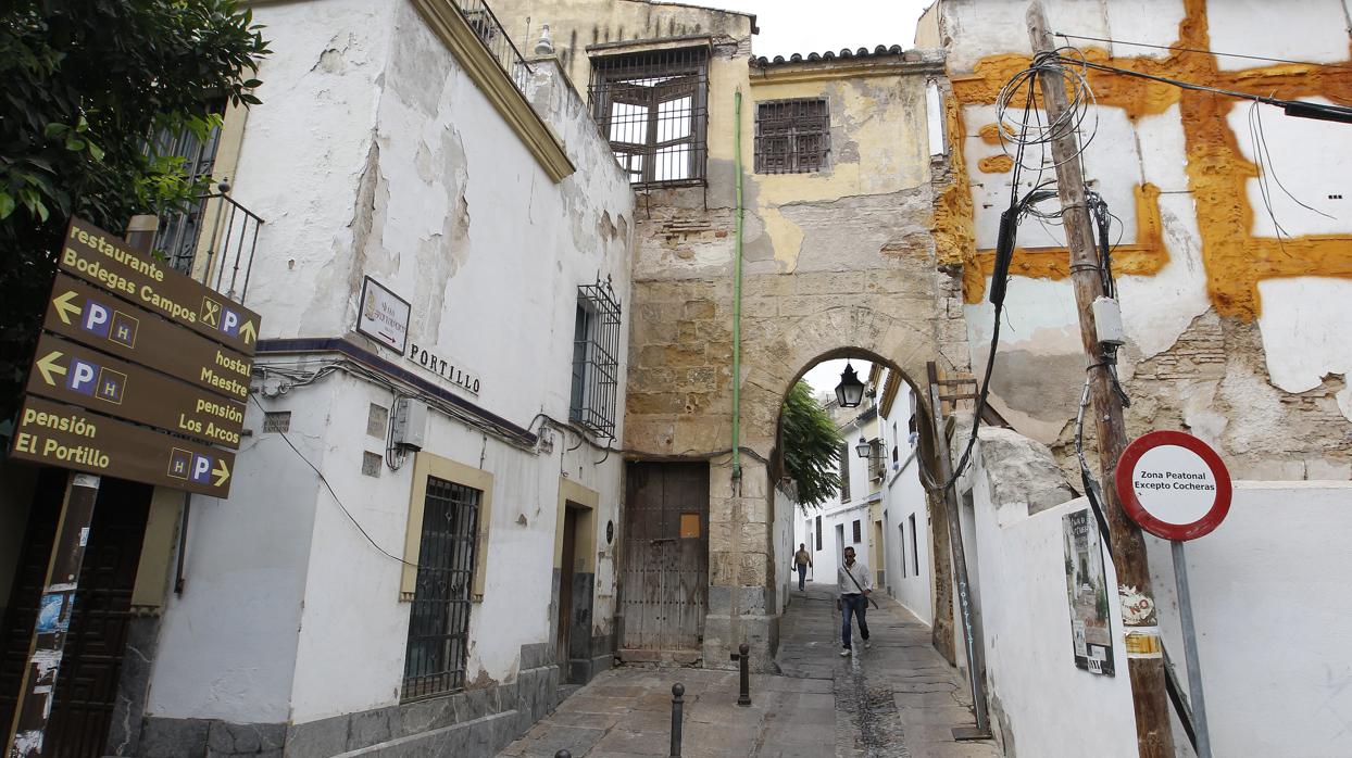 Estado del arco del Portillo