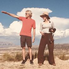 Jesús Calleja y Lucía Herrero.