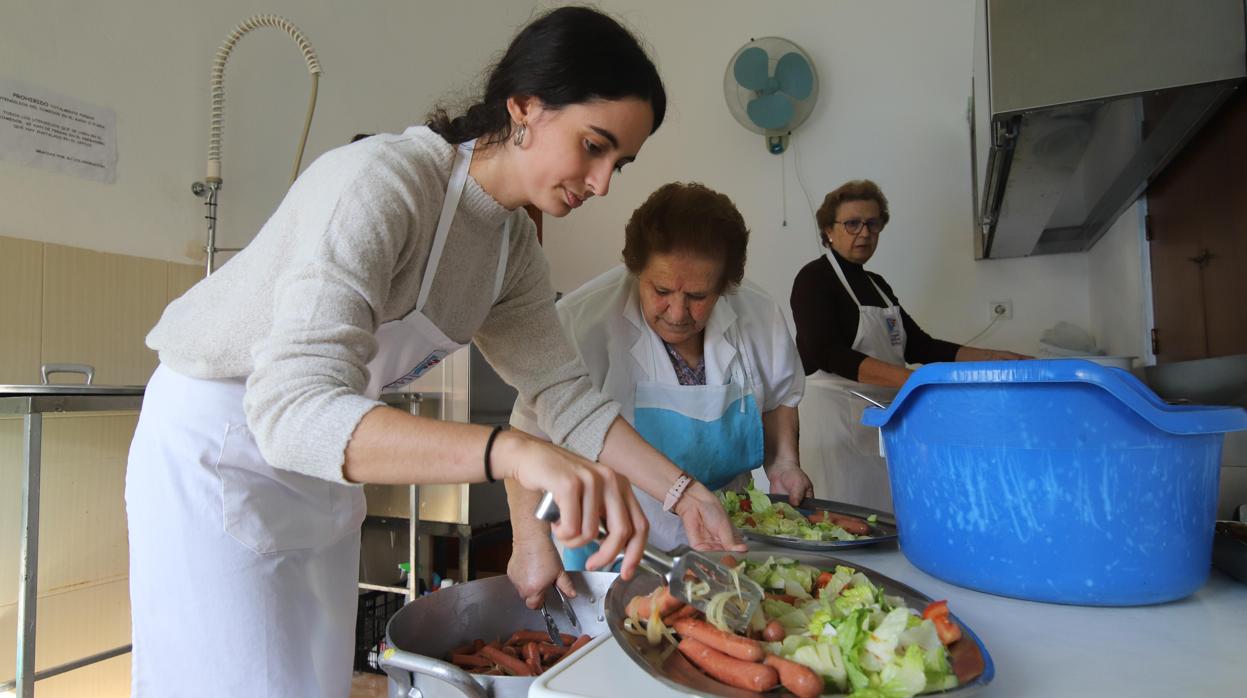 Voluntarias en el comedor social
