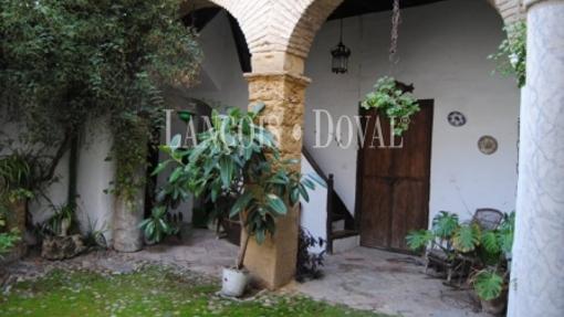 Uno de los patios de la casa en el Casco Histórico de Córdoba