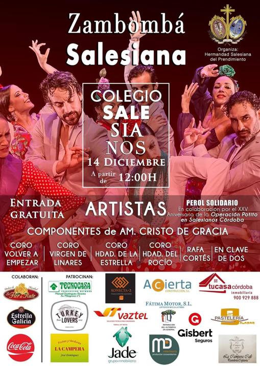 Cartel de la Zambomba Salesiana del Prendimiento de Córdoba