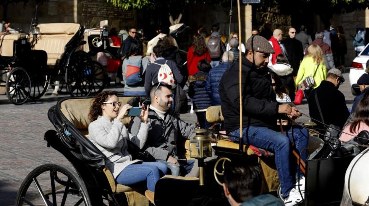 Turistas en Córdoba durante el puente de la Inmaculada