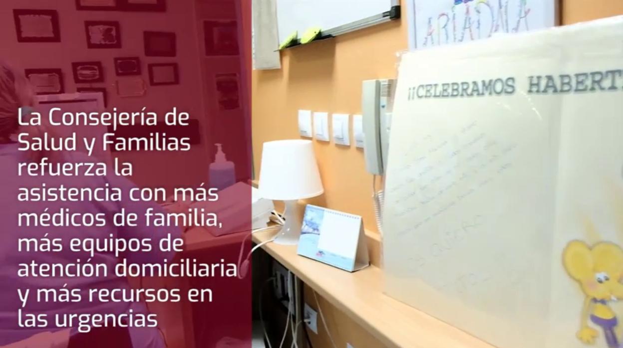 El vídeo recuerda que los sanitarios continúan siendo ángeles de la guarda durante esta fecha