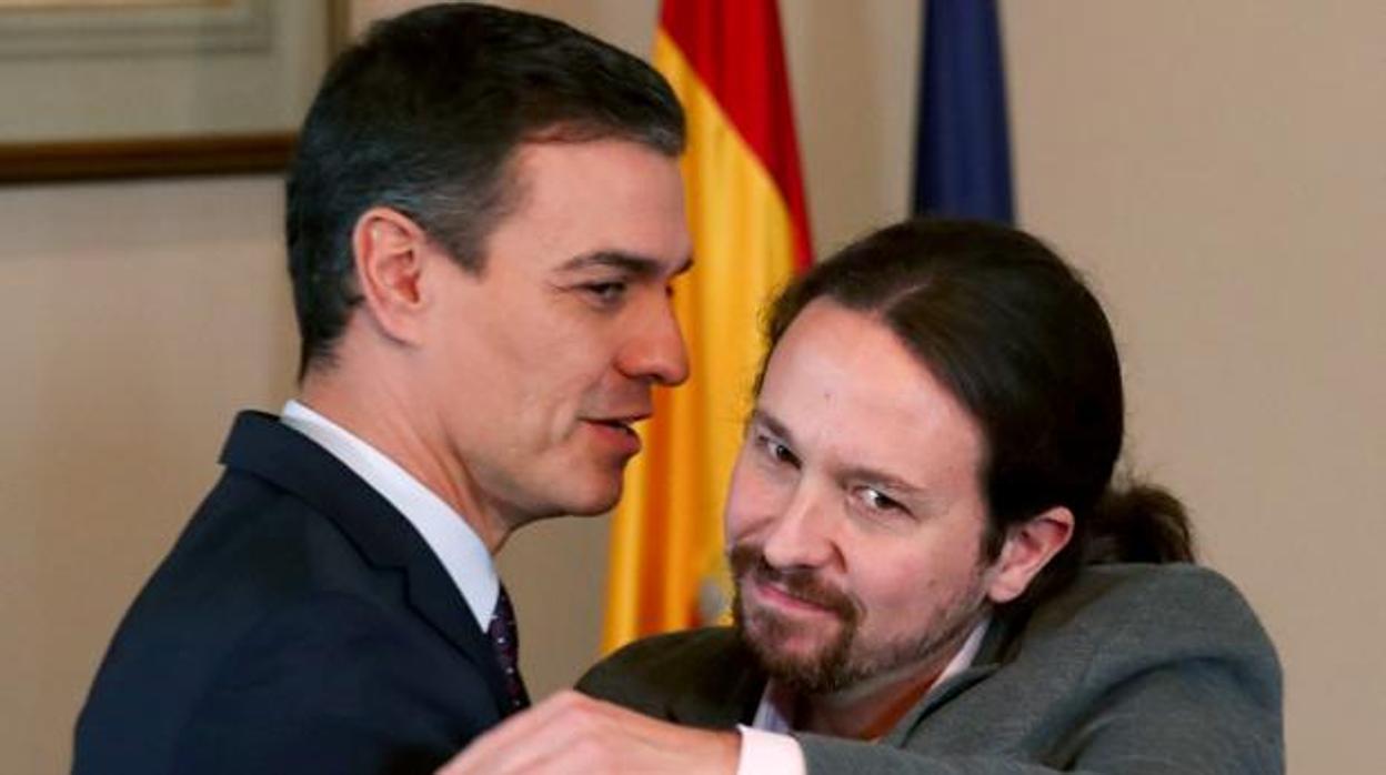 Pedro Sánchez y Pablo Iglesias