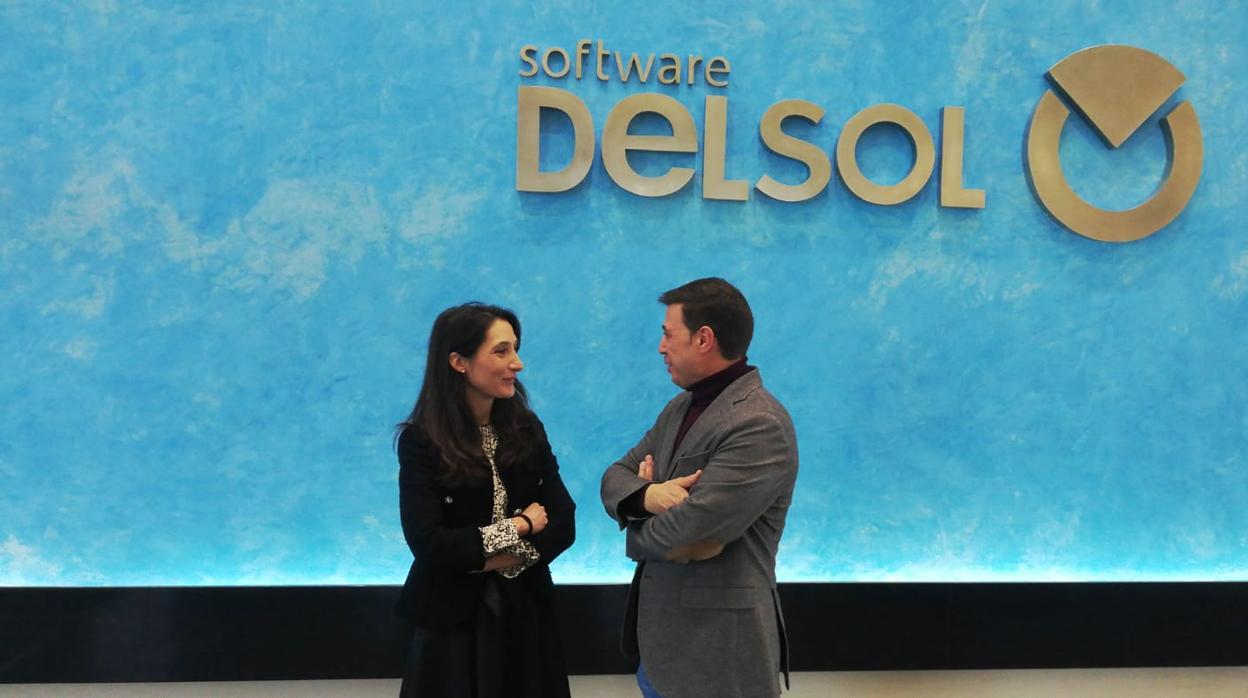 Mónica Moreno e Ildefonso Ruiz, dirigentes de Ciudadanos