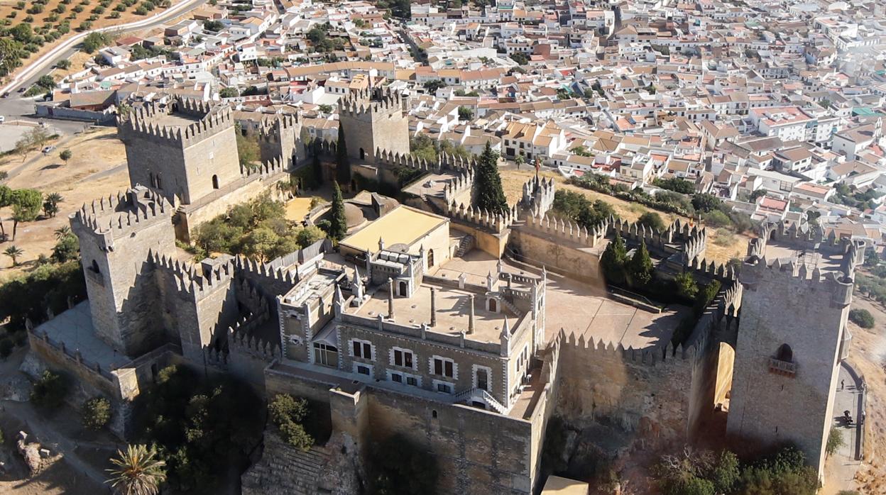 Vista aérea del Castillo de Almodóvar