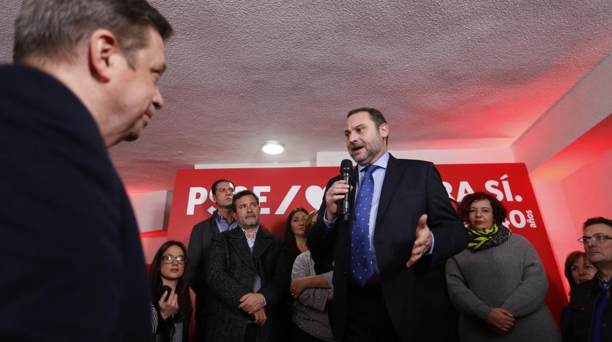 José Luis Ábalos, durante un acto en Córdoba
