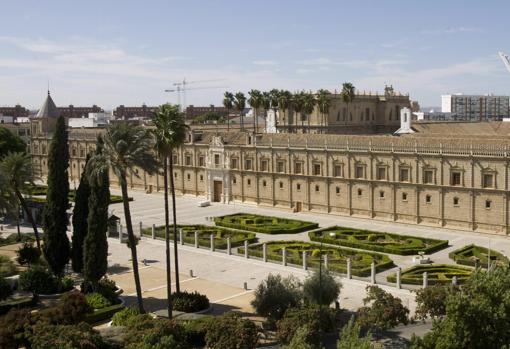 Panorámica del Parlamento y sus jardines