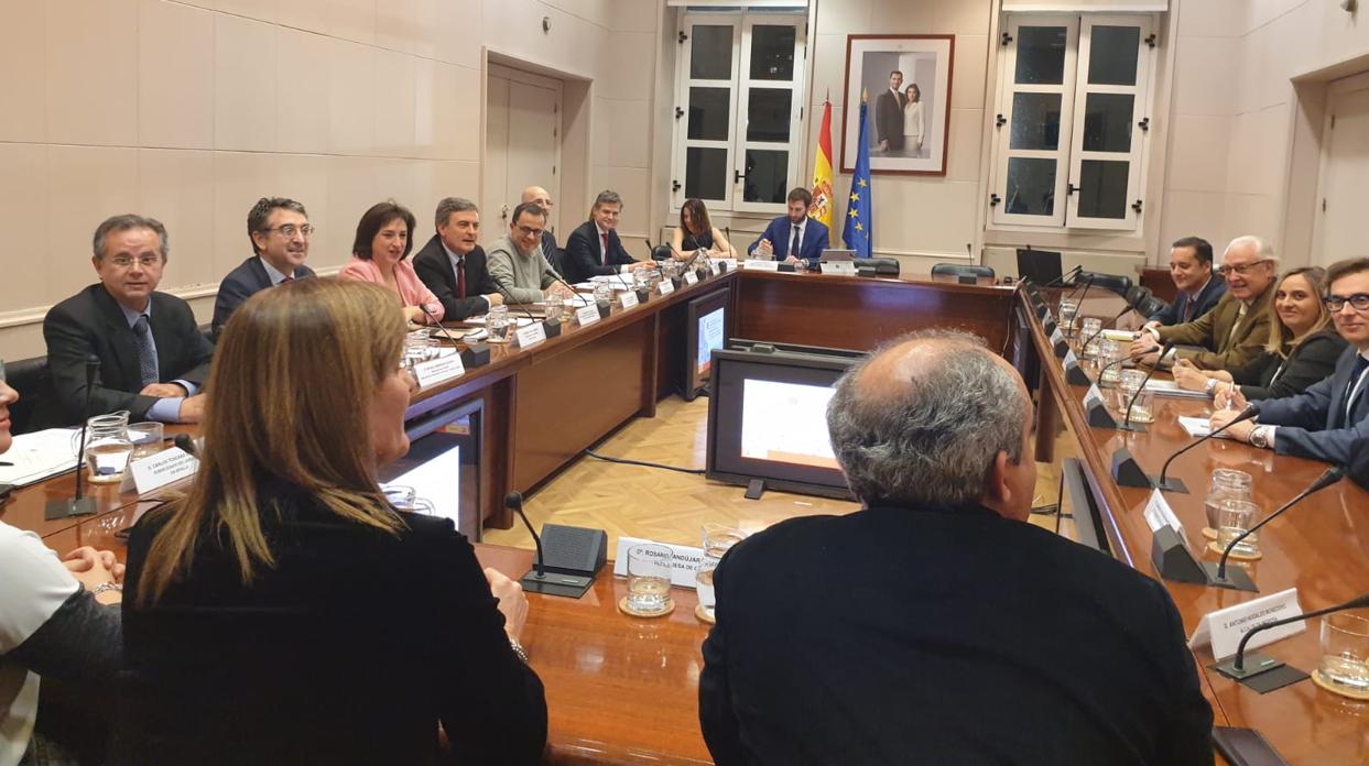 Reunión en Madrid entre alcaldes, la Consejería de la Junta y el Ministerio de Fomento