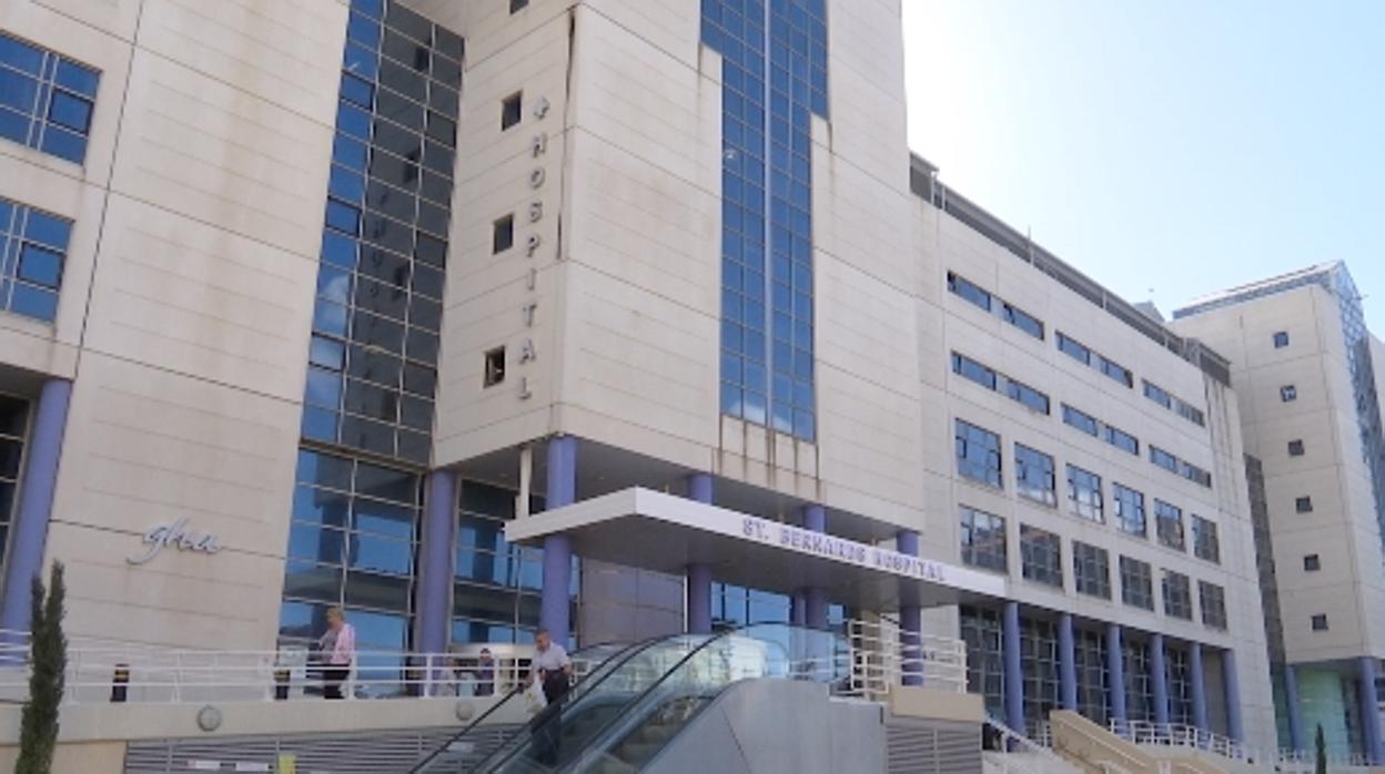 Imagen del hospital de Gibraltar