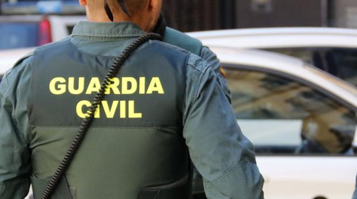 La Guardia Civil a su llegada al lugar de los hechos