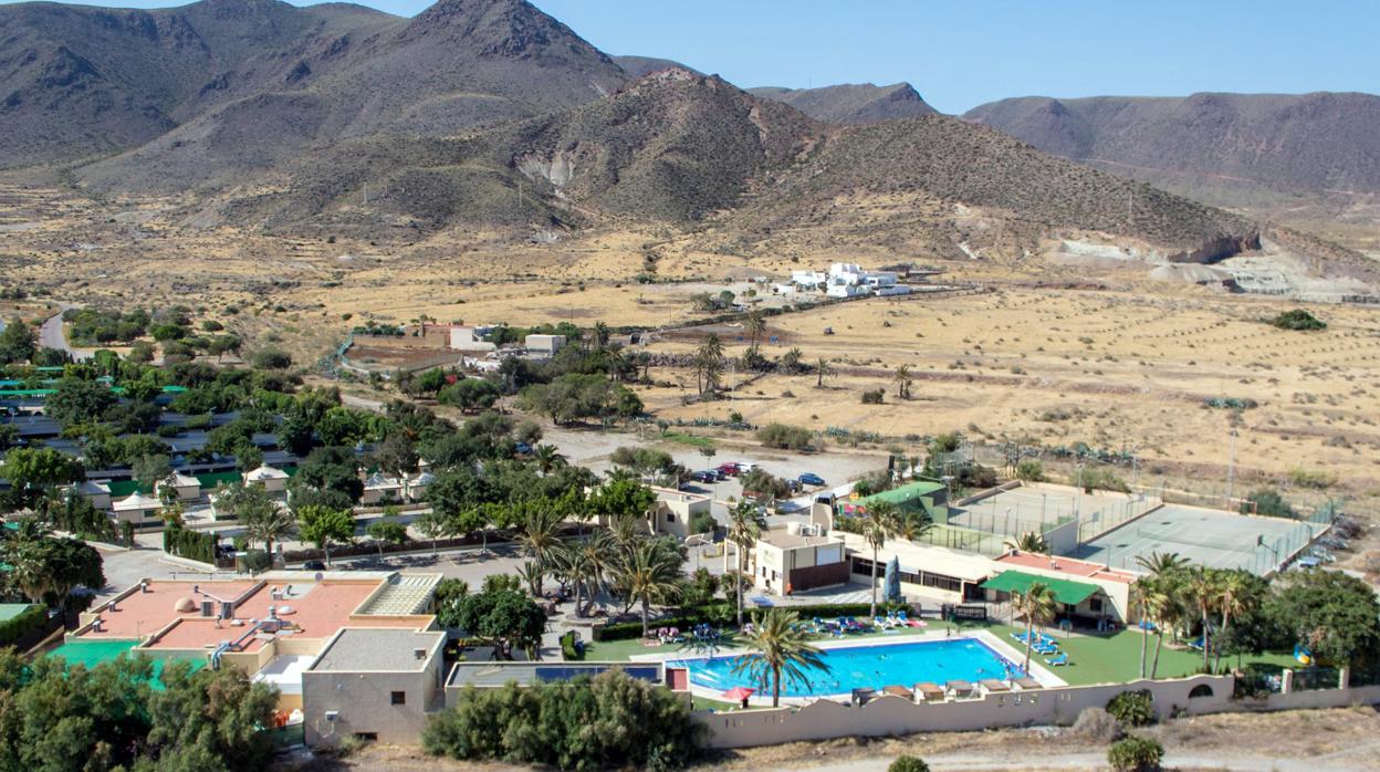 Camping de Los Escullos en Níjar (Almería).