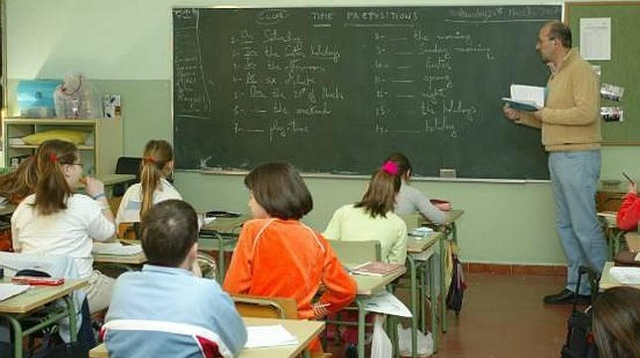 Alumnos en una clase