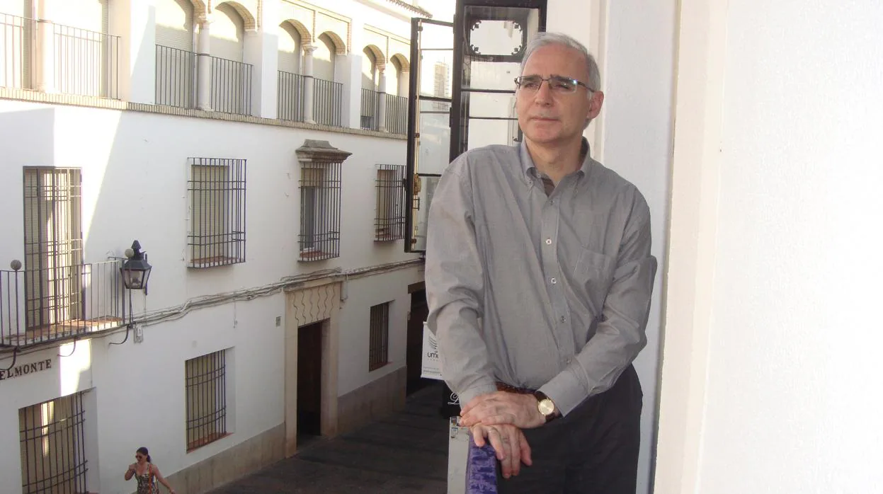 Fernando Pérez-Borbujo, durante una visita a Córdoba