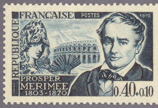 El autor de la novela ha sido protagonista de un sello del país galo