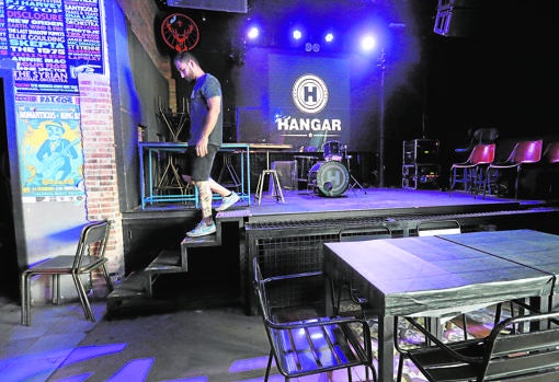 Álvaro Jurado, en la sala Hangar