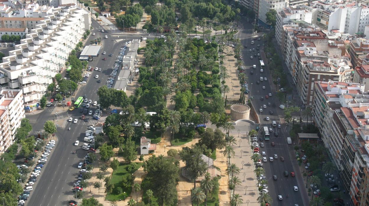 Jardín del Paseo de la Victoria