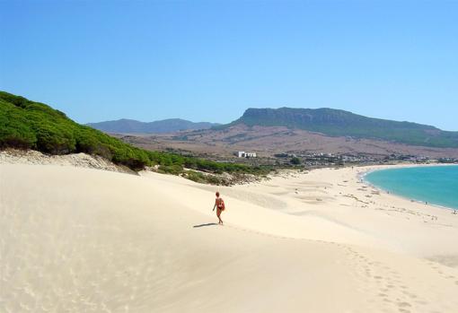 Playa de Bolonia, en Cádiz