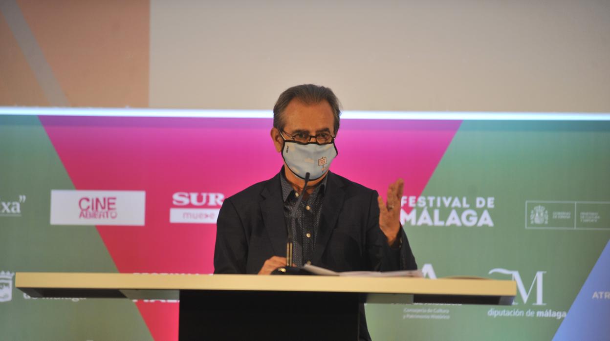 El director del Festival, Juan Antonio Vigar, durante la presentación este viernes