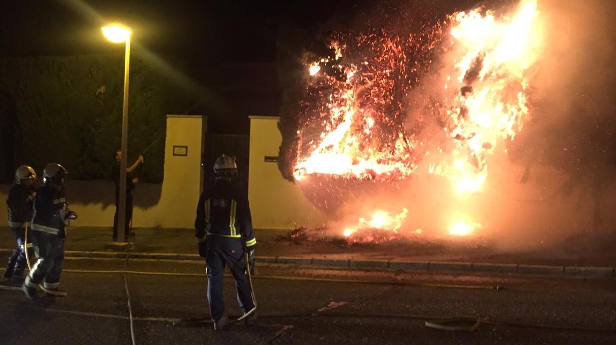 Oleada de incendios | Jardines y setos del Brillante y Tablero, el objetivo de una decena de actos vandálicos