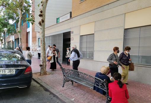 Usuarios del centro de salud de Santa Rosa