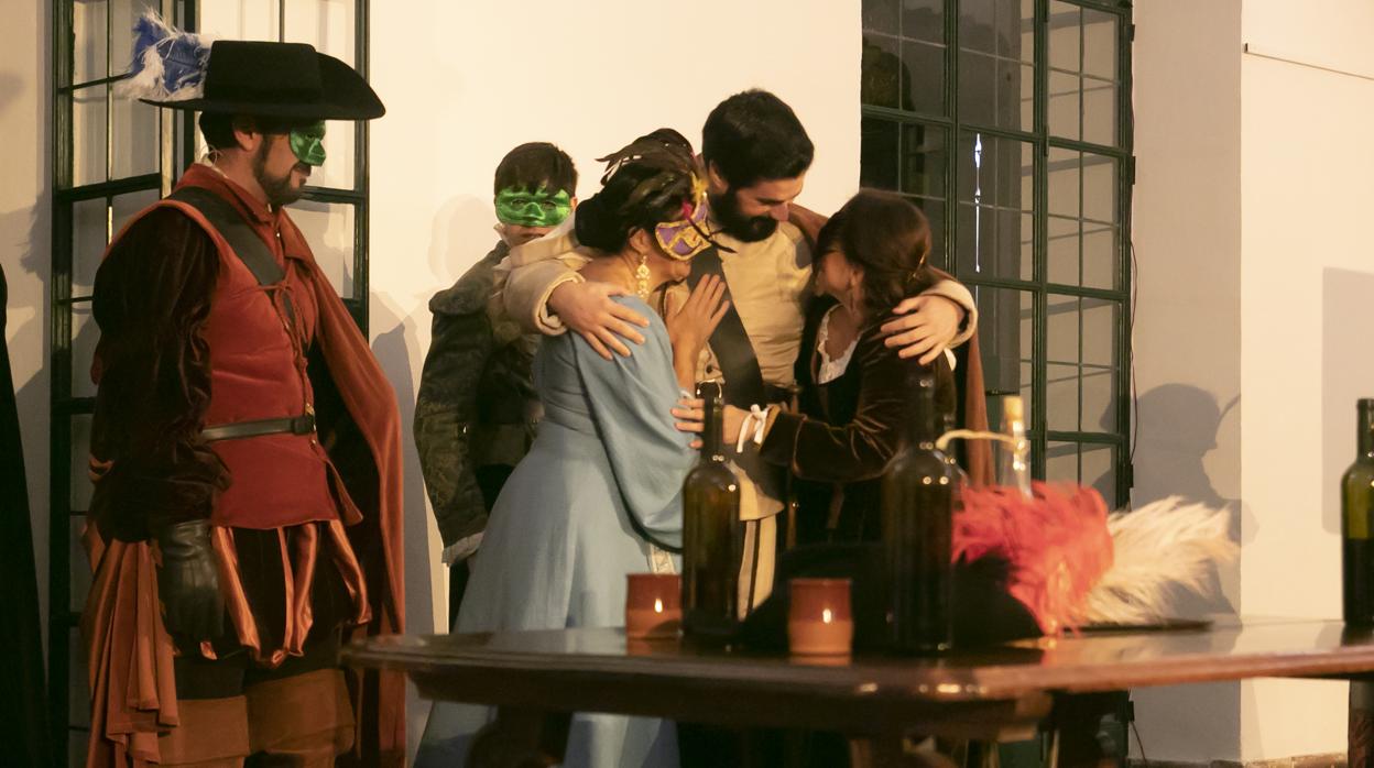 Representación de «Don Juan Tenorio» en el Palacio de la Merced de Córdoba