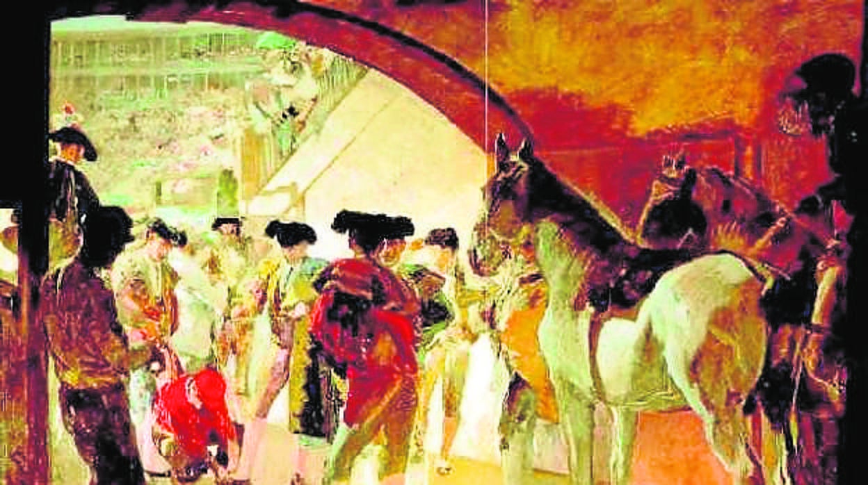 «Antes de la corrida», cuadro atribuido a Sorolla desaparecido y recuperado por la Policía Nacional