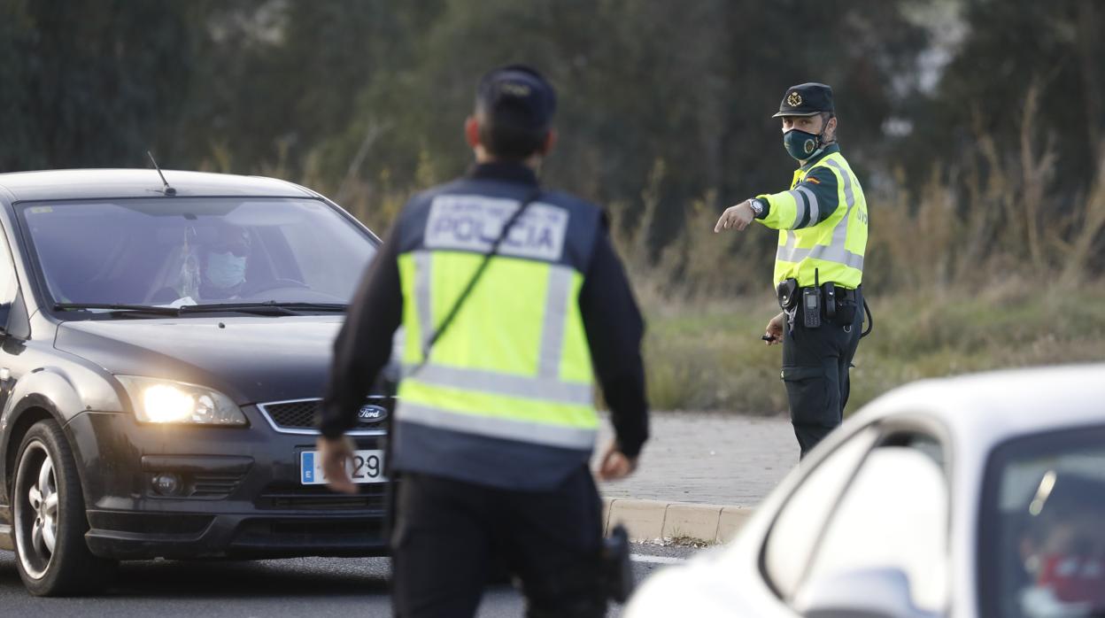 Control policial en un municipio de la provincia de Córdoba
