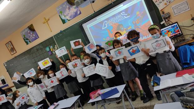 Los alumnos de Maristas, «guardianes de los derechos» de los niños