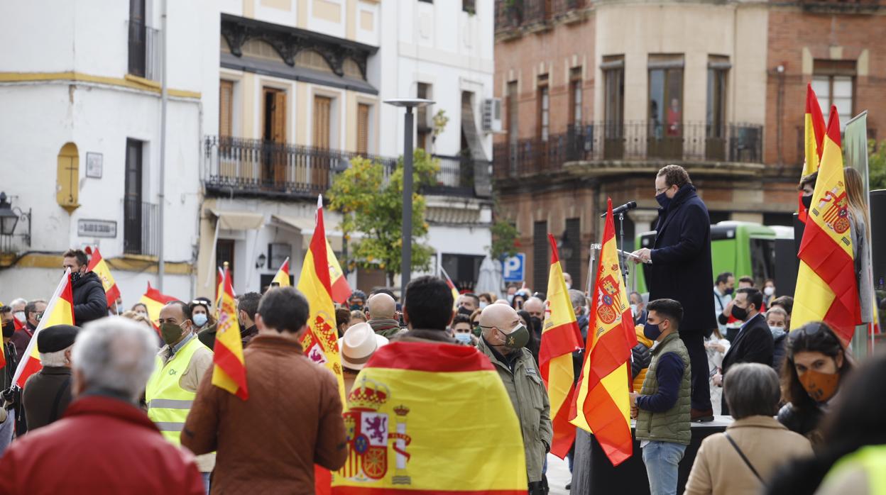 Acto de VOX por el Día de la Constitucion en Capitulares
