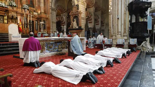 Ocho nuevos diáconos de Córdoba dan el penúltimo paso al sacerdocio