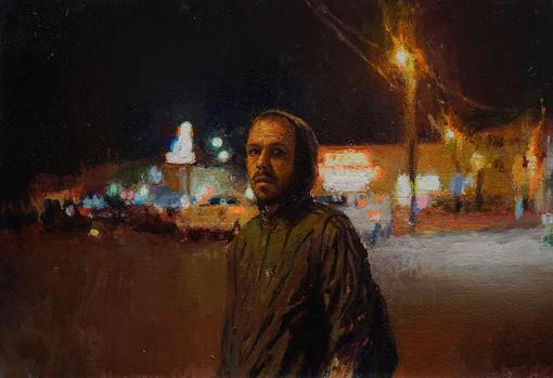 Pintura de Sebastián Velasco, que participa en la XIX edición de Scarpia