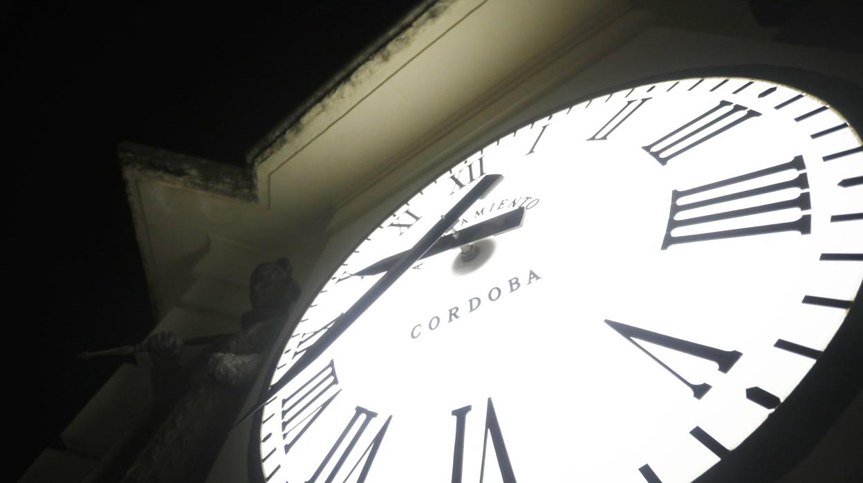El reloj de la plaza de las Tendillas de Córdoba