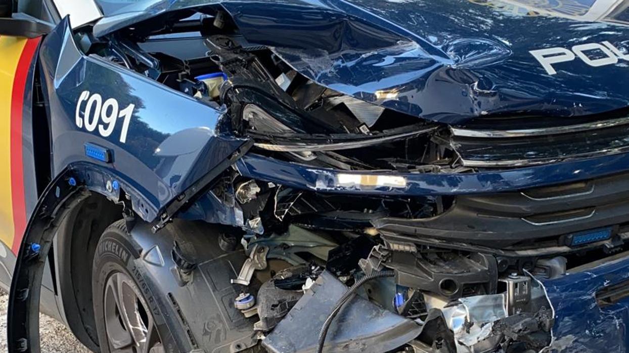 Detalle del coche siniestrado