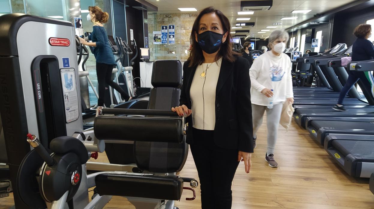 Francisca Matas, gerente de los gimnasios Top Health en Córdoba en el que tiene en La Victoria