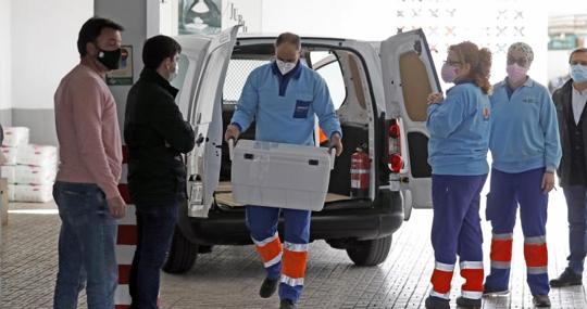 Distribución de vacunas contra el Covid en Córdoba