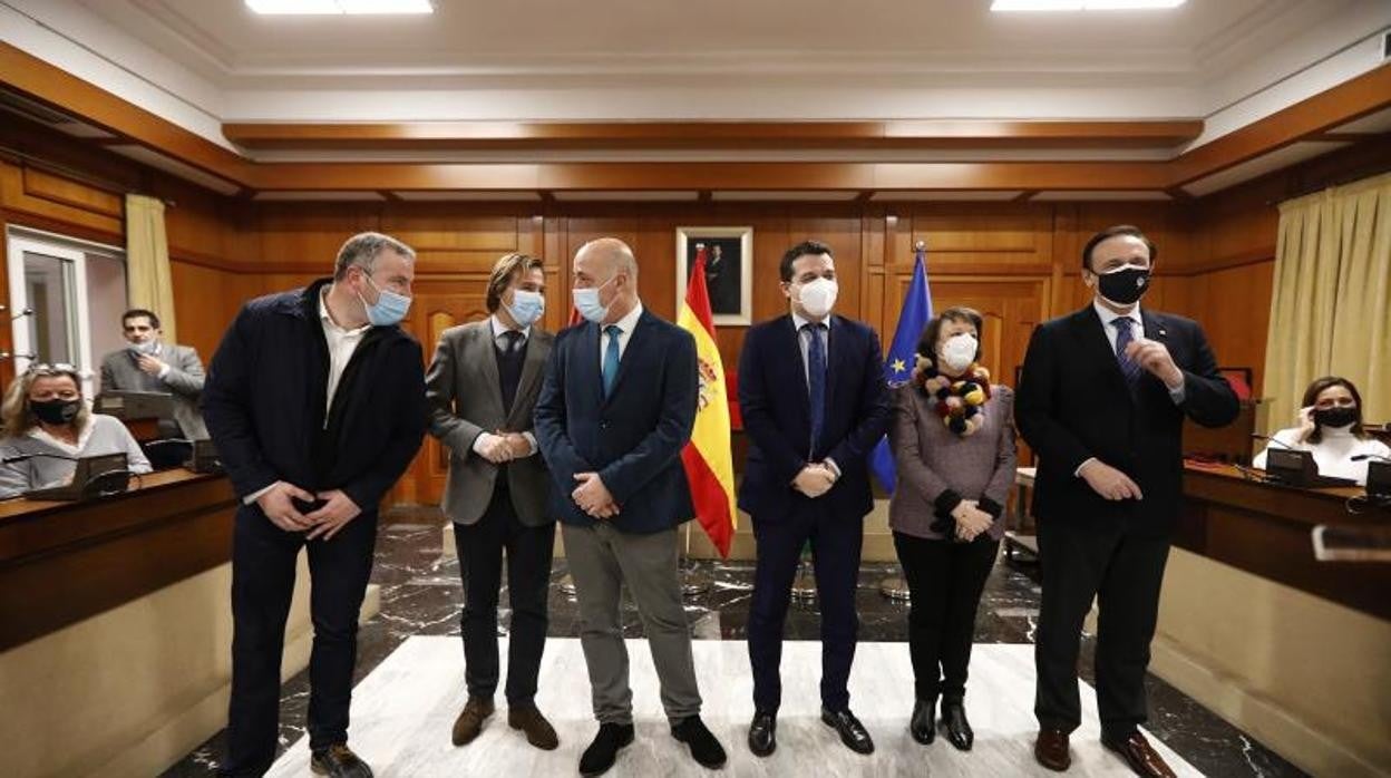 Presentación del proyecto en el Ayuntamiento a finales de enero de 2021