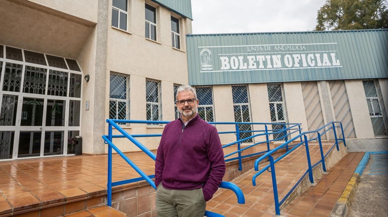 Enrique Encina, jefe del Servicio de Publicaciones del BOJA
