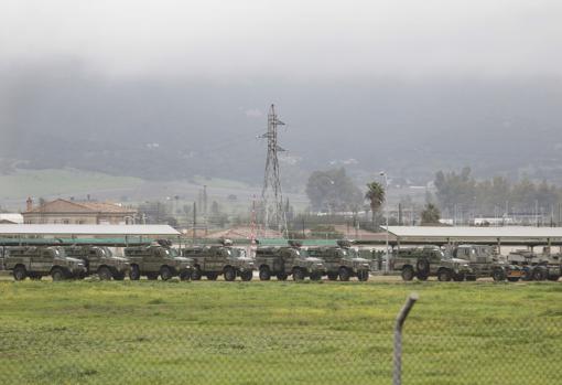 Instalaciones de mantenimiento del Ejército «Ruedas 2» en El Higuerón