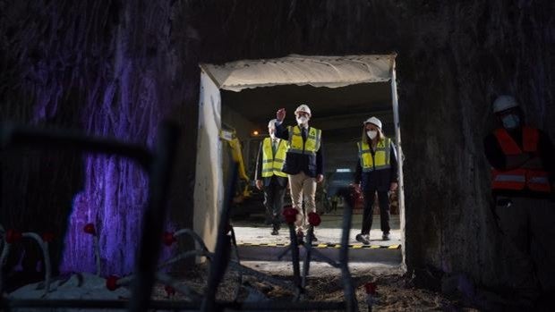 El ritmo de las obras permitirá llevar el metro al centro de Málaga a finales de 2022 tras 16 años de trabajos