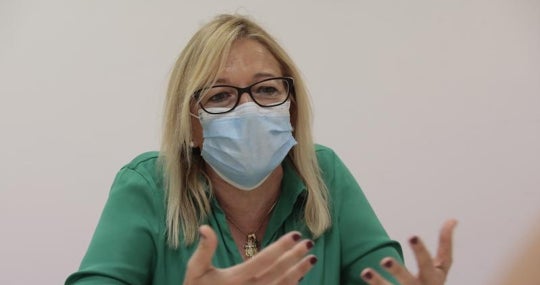 Carmen Tovar, portavoz Hacer + PSOE