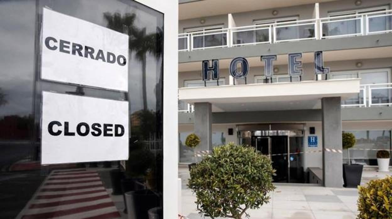 Hotel cerrado en la Costa del Sol