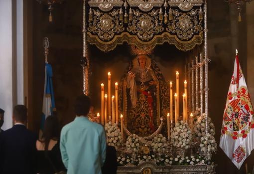 La Virgen de la Concepción, en la iglesia de Santiago
