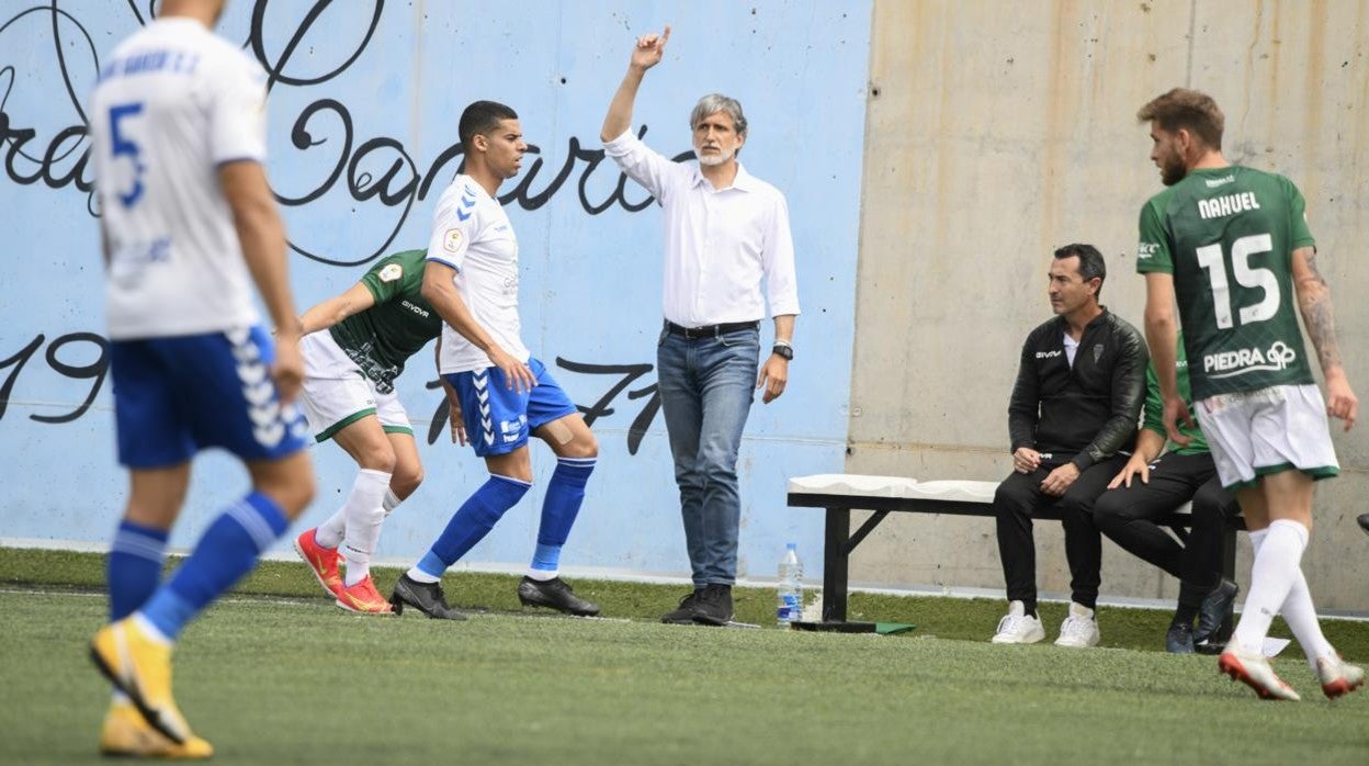 Pablo Alfaro en el partido ante el Tamaraceite